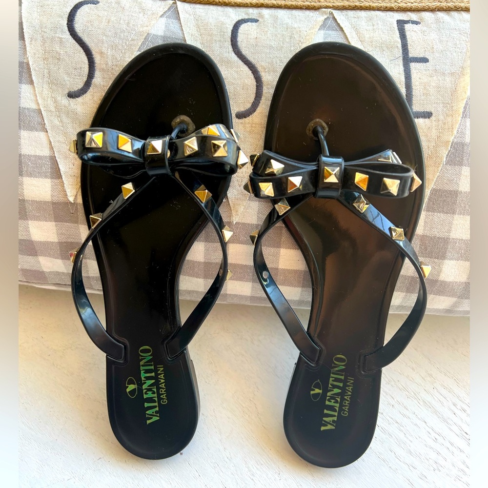 Valentino Garvani Rockstud jelly sandals